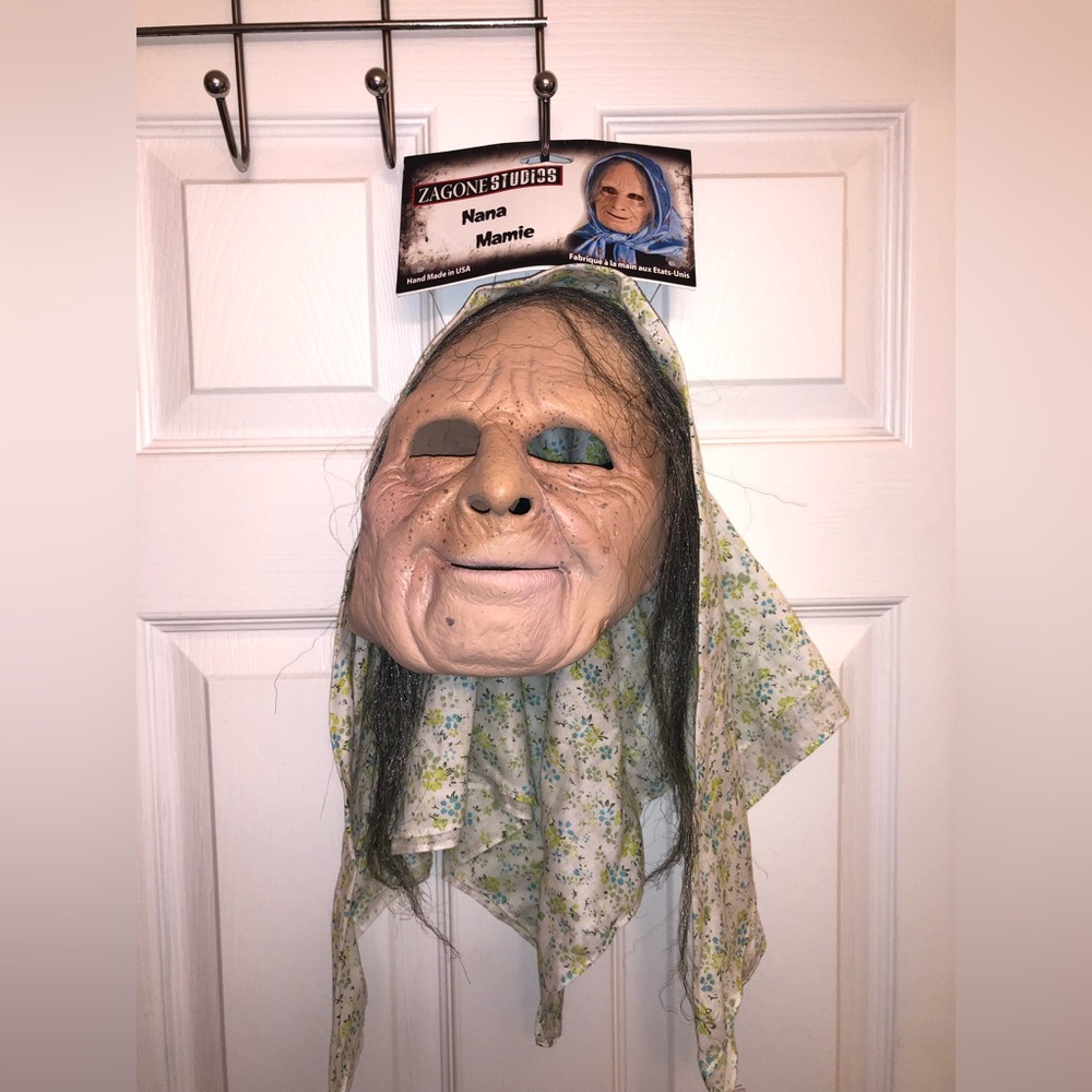 NANA MASK , OLD LADY , HALLOWEEN MASK